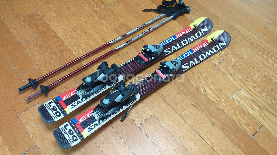 살로몬 아동 스키 90cm--5