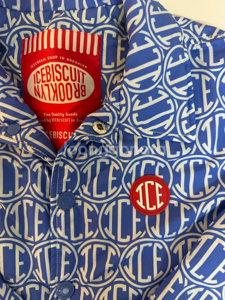 **아이스비스킷 로고 패턴 자켓**--4