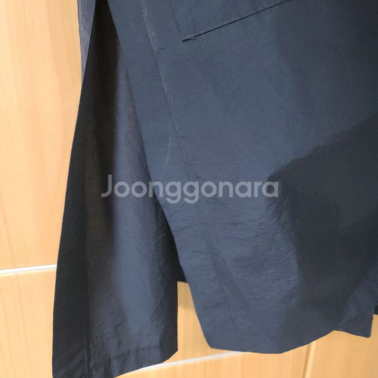 한섬 타임 백 프린팅&펀칭 롱점퍼--7