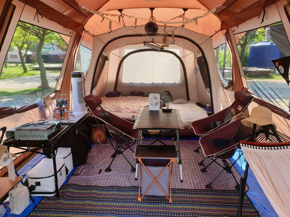 코베아 네스트 2 텐트+우레탄창+이너매트+방수포 입니다 이미지