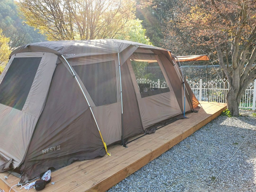 코베아 네스트 2 텐트+우레탄창+이너매트+방수포 입니다 이미지