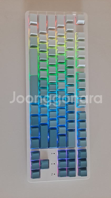 다얼유 EK87PRO 키보드 클라우드축 팝니다--0