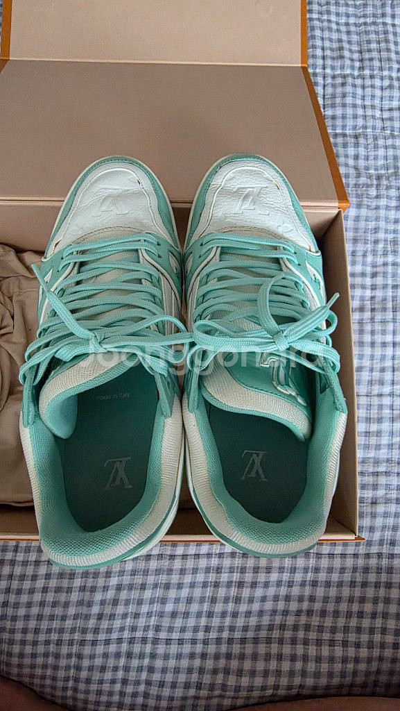 루이비통 LV 트레이너 스니커즈 민트--1