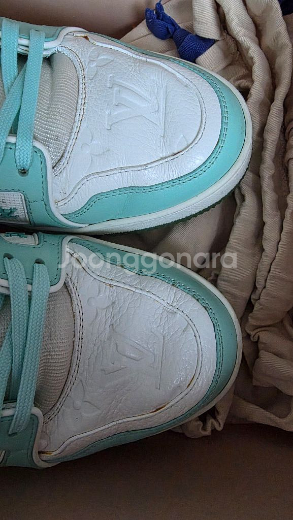 루이비통 LV 트레이너 스니커즈 민트--4