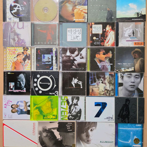 가요CD모음 4 김현성 박상민 박강성 싸이 세븐 성