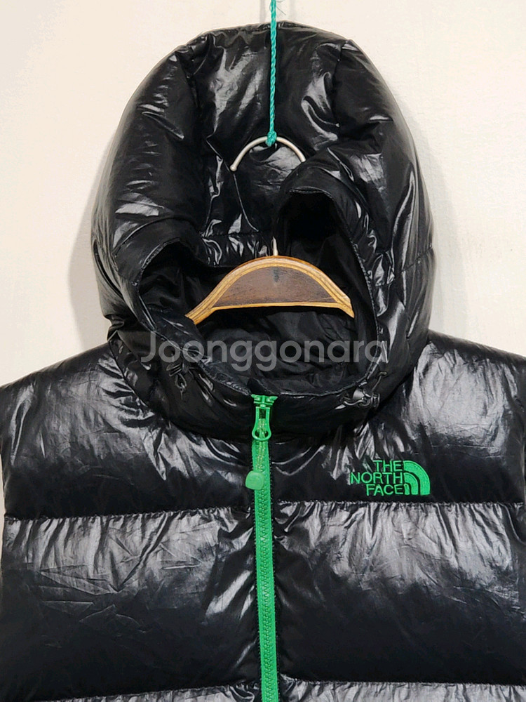 (90) 노스페이스 패딩조끼 블랙 거위털 다운 베스트--1