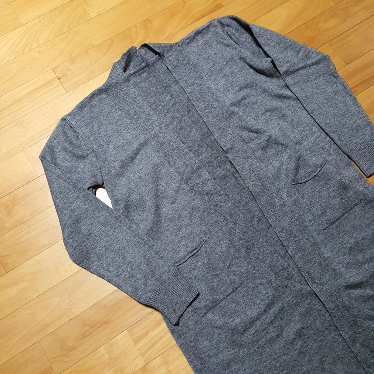 여자 롱 니트 가디건 ( Free ) - Used--1