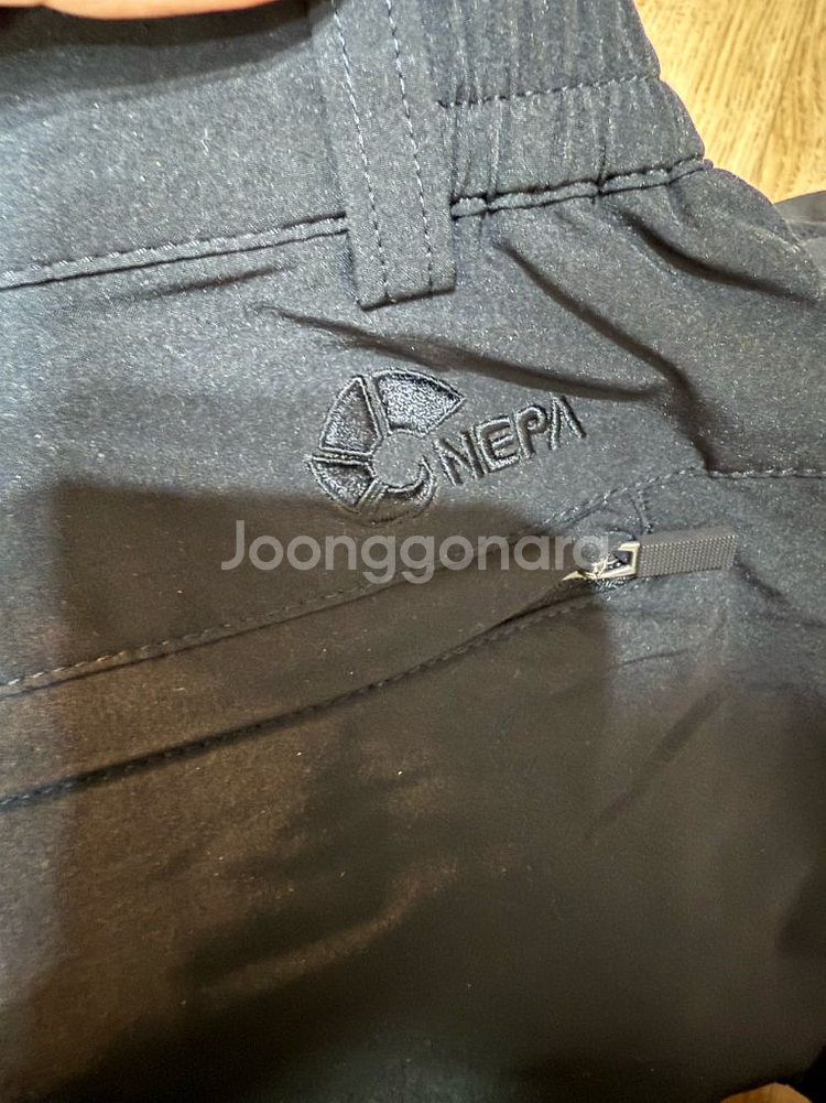 네파 기모 일자 등산바지 블랙 m 7G71646--3