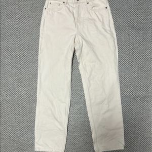 앤아더스토리즈 아이보리 데님 팬츠 정품