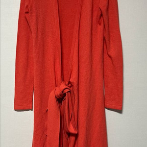 다이앤본퍼스텐버그 오렌지색 롱가디건 정품