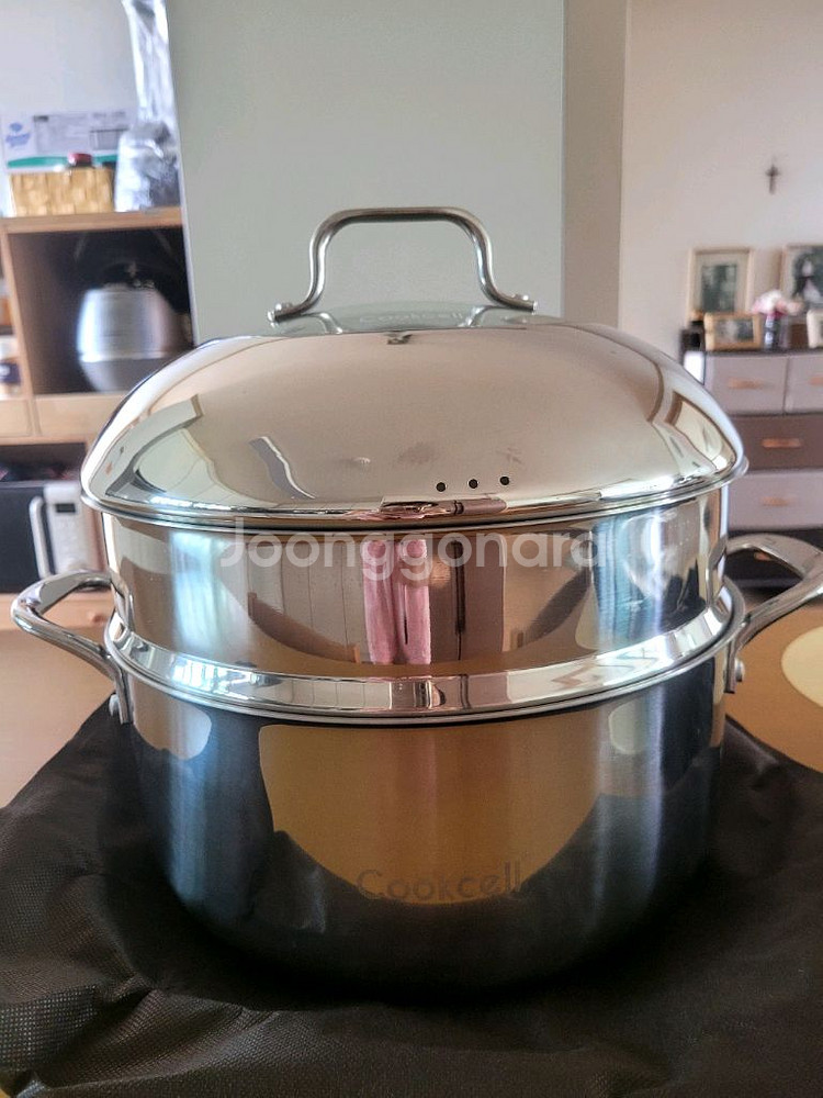 쿡셀두툼한곰솥,찜기--0