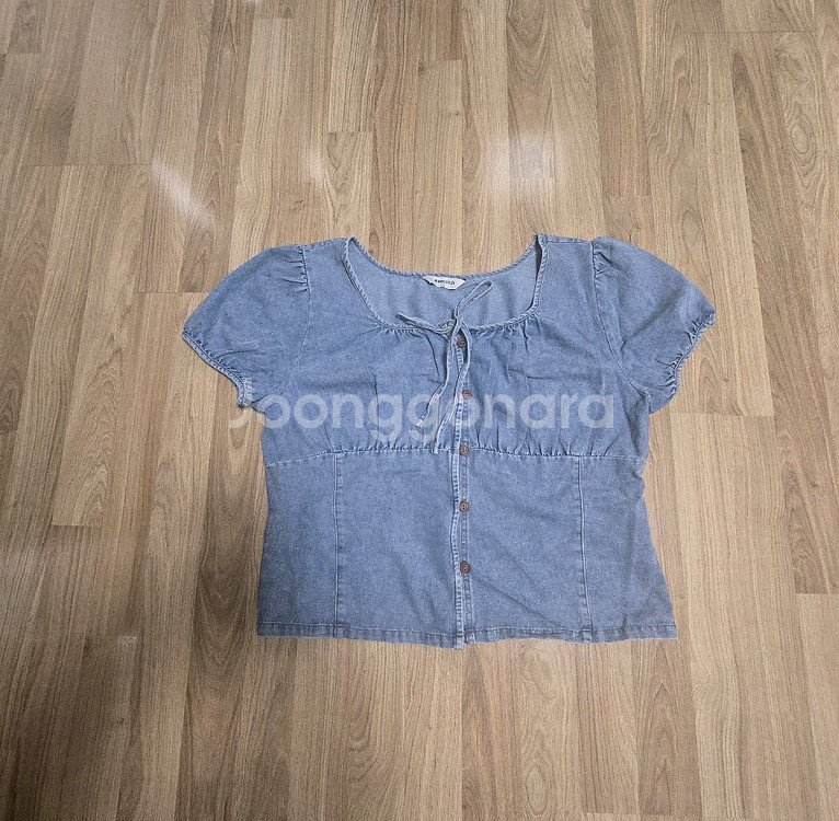 에잇세컨즈 청블라우스--0