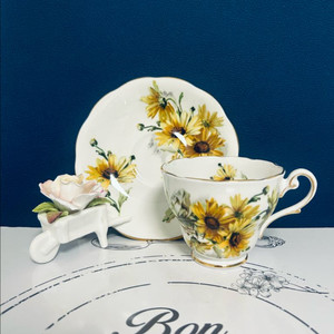 빈티지 로얄스탠다드 Brown Eyed Susan패턴