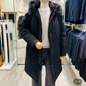 지오지아 리얼폭스퍼 덕다운 롱패딩 95