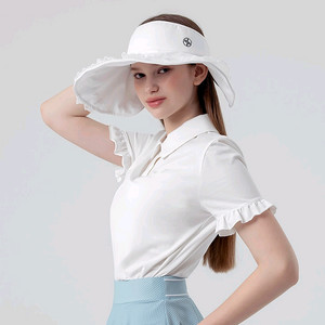 젝스 믹스 프릴 와이드 썬캡(새상품)