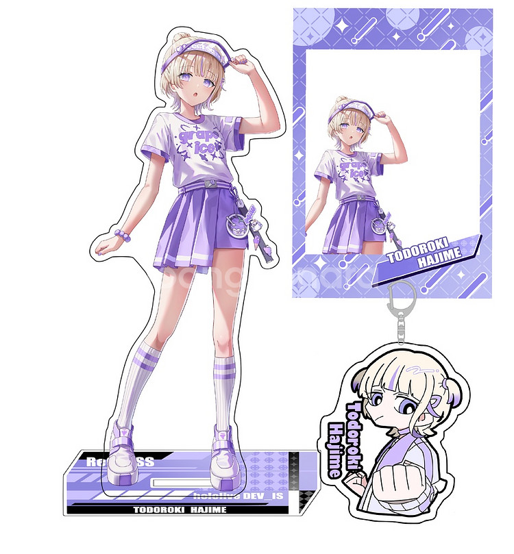 c106 홀로라이브 리글로스 하지메 아크릴스탠드 셋트--0