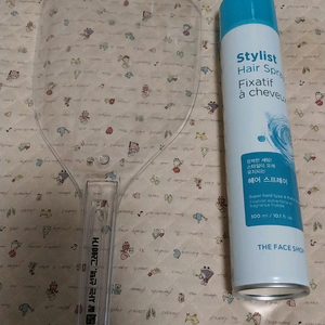 더페이스샵 헤어스프레이고정용 과 투명 얼굴가리개