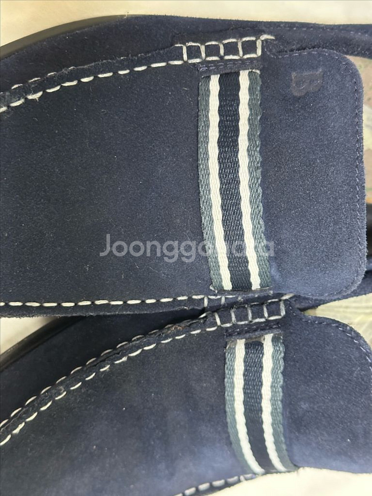 보스톤 앤 스웨이드 네이비 로퍼--3