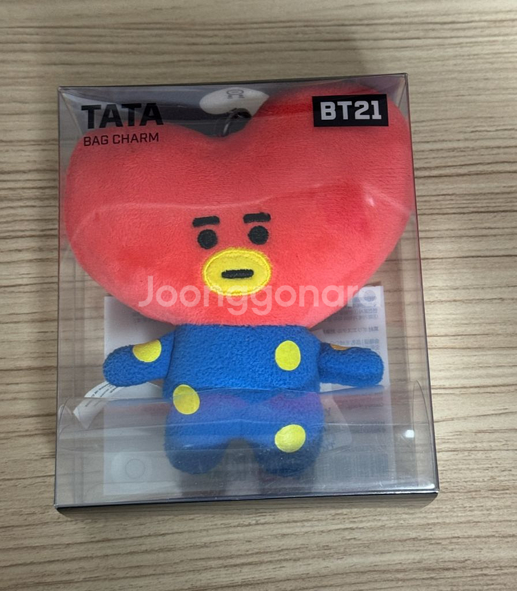 BT21 타타 TATA 백참 인형 키링--0