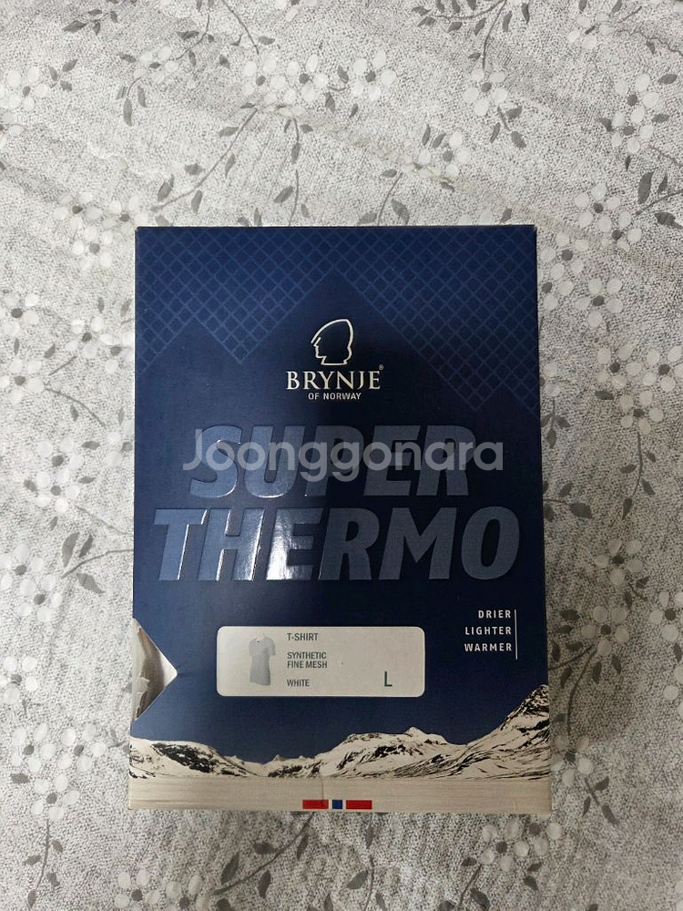 브린제 슈퍼써모 티셔츠 화이트 L--0