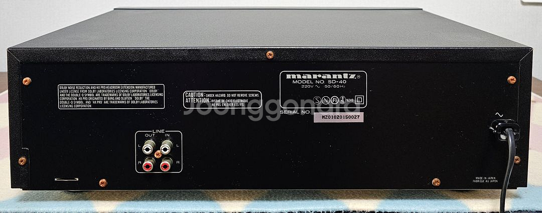 마란즈 카세트 데크 SD-40--2