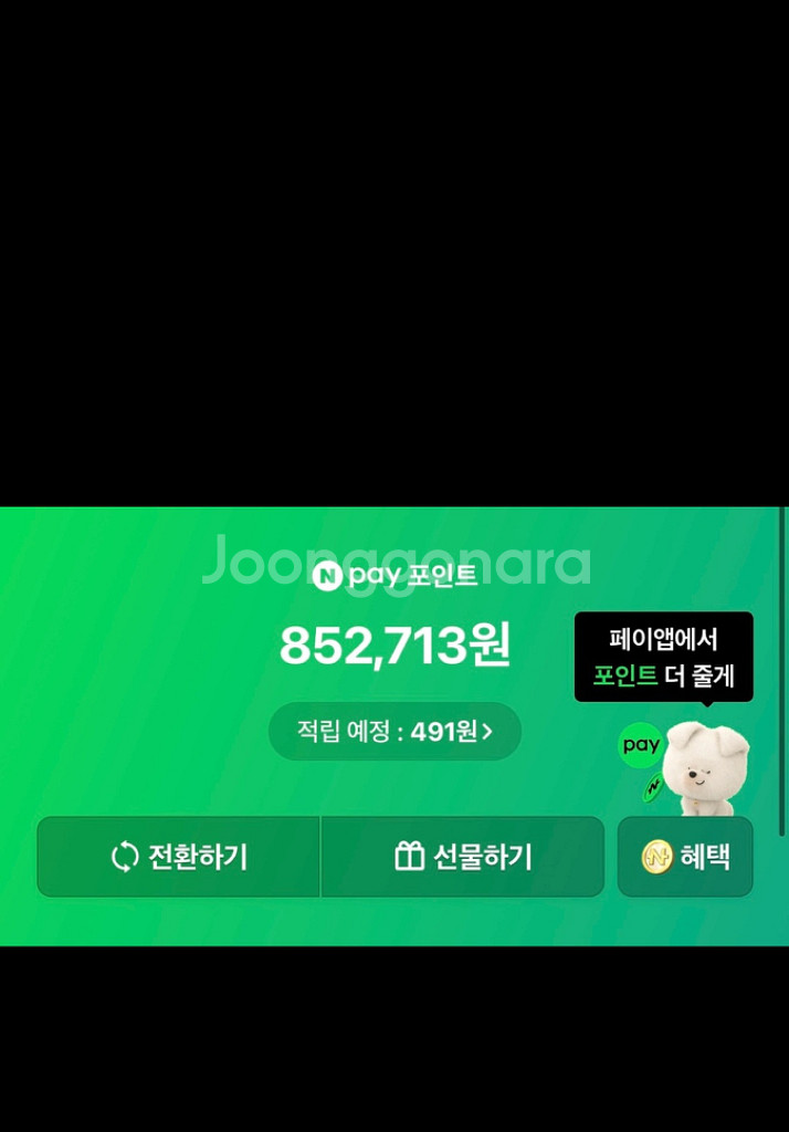 네이버페이80만팝니다--0