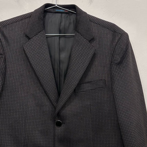 크로스빌 클래식 울 체크 투버튼 블레이져 이미지