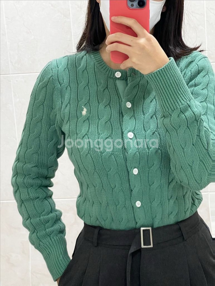 폴로랄프로렌 여성 케이블 가디건 S사이즈--1