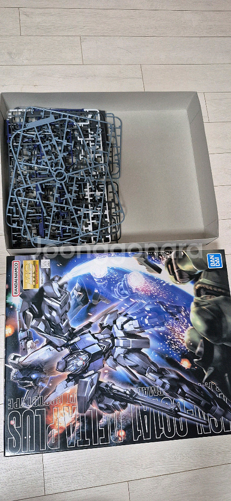 MG 델타 플러스 건담 프라모델 가조립+델피데칼 팝니다--1
