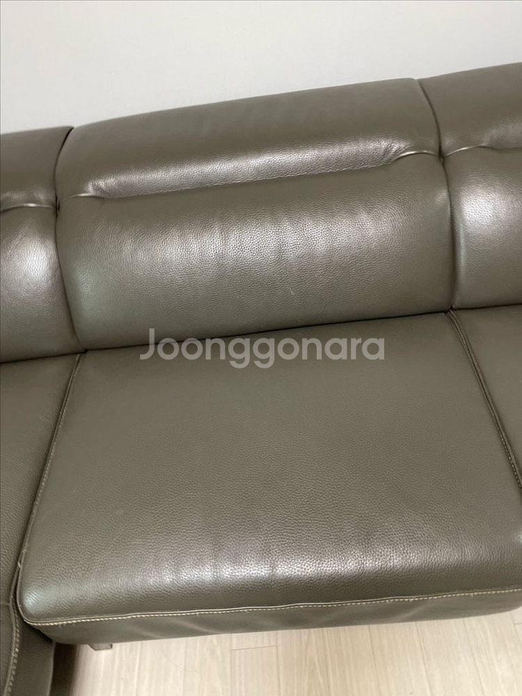 배송 - 자코모 4인 카우치 가죽소파--4