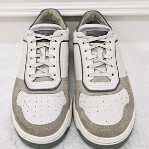 브루넬로 쿠치넬리 레더 스웨이드 로우탑 스니커즈