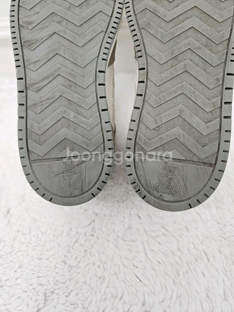 브루넬로 쿠치넬리 레더 스웨이드 로우탑 스니커즈--5