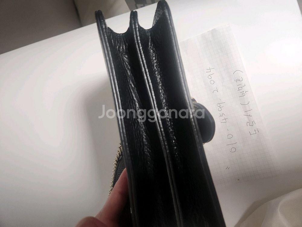 구찌 인터로킹 체인 숄더백 미니--2