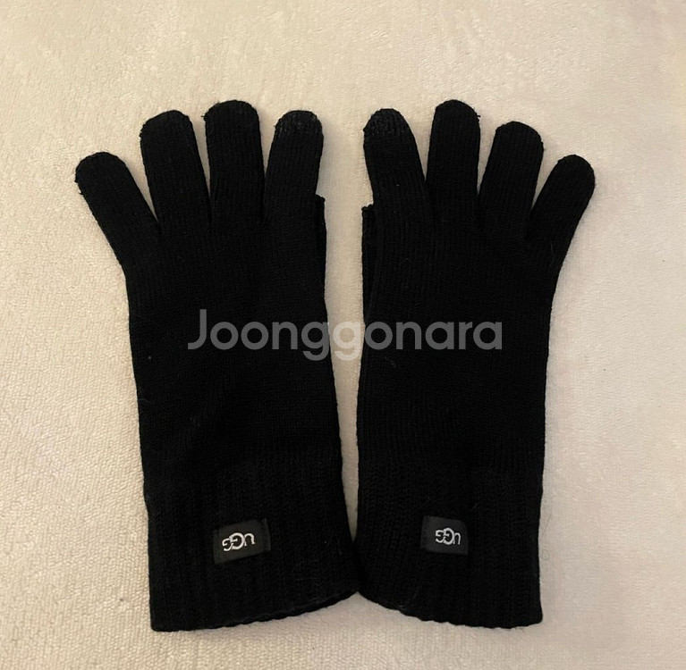 UGG 어그 테크 니트 터치스크린 장갑 블랙 새상품--1