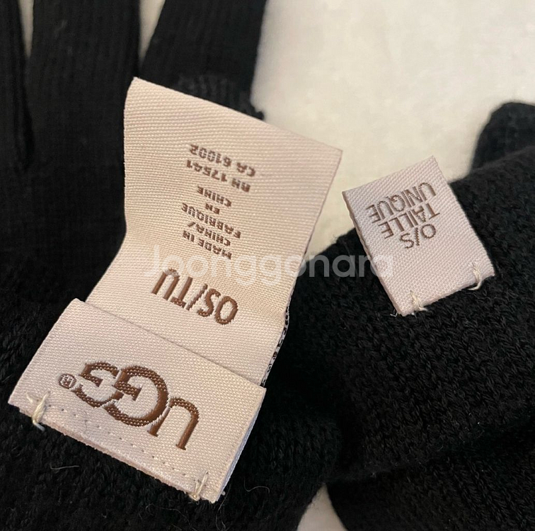 UGG 어그 테크 니트 터치스크린 장갑 블랙 새상품--4