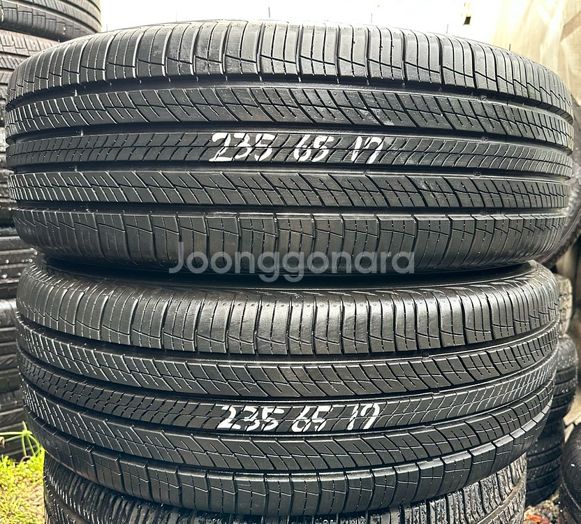235 65 17한국중고타이어2개2356517--0