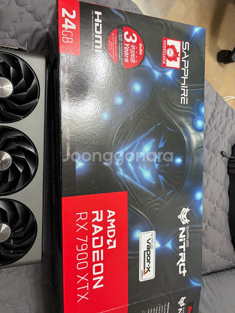 RX7900XTX 사파이어 니트로+ 판매합니다--0