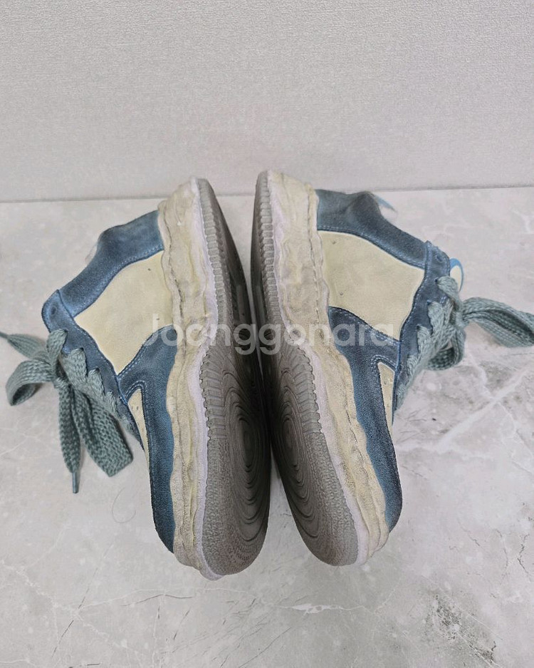 미하라야스히로 웨인 디스트레스 스니커즈 신발 42사이즈--3