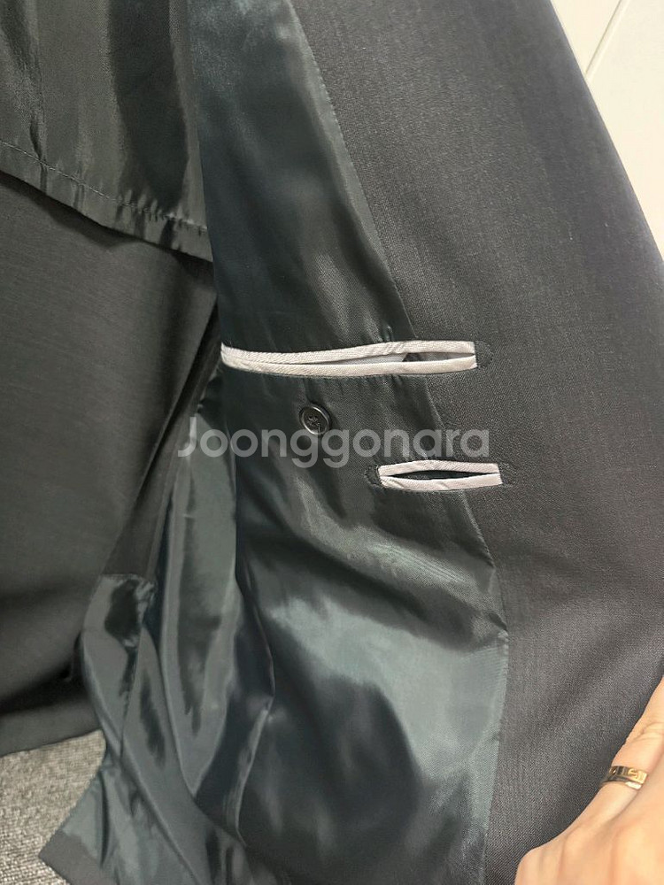 레노마 다크그레이 정장세트 110 사이즈 새상품--3