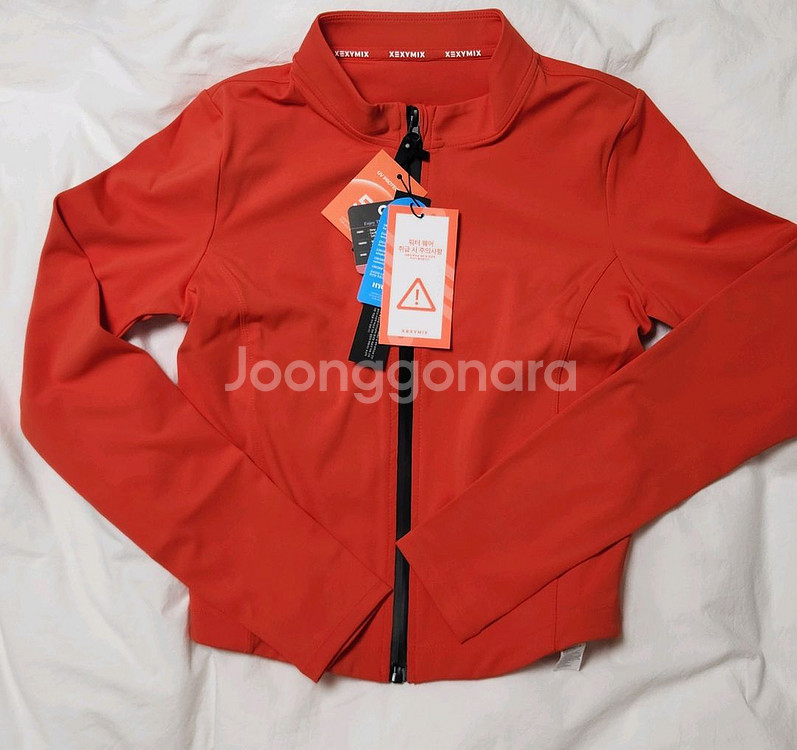 젝시믹스 블랙라벨 시그니처 라이프 크롭 집업자켓 M--2