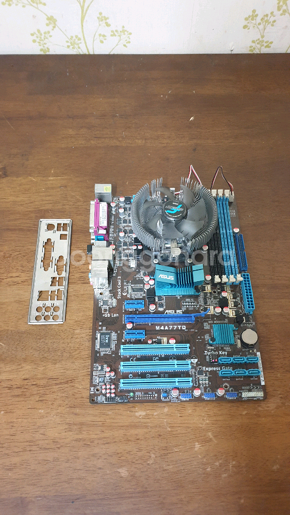 ASUS M4A77TD 메인보드+CPU+쿨러 판매해요--0