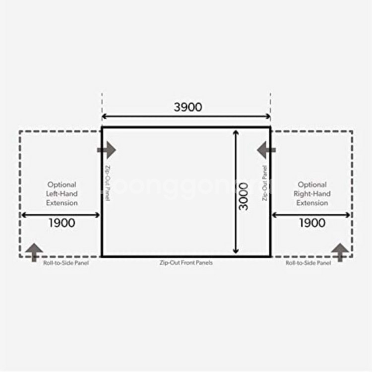 (가격내림)도메틱 캄파 어닝텐트--5
