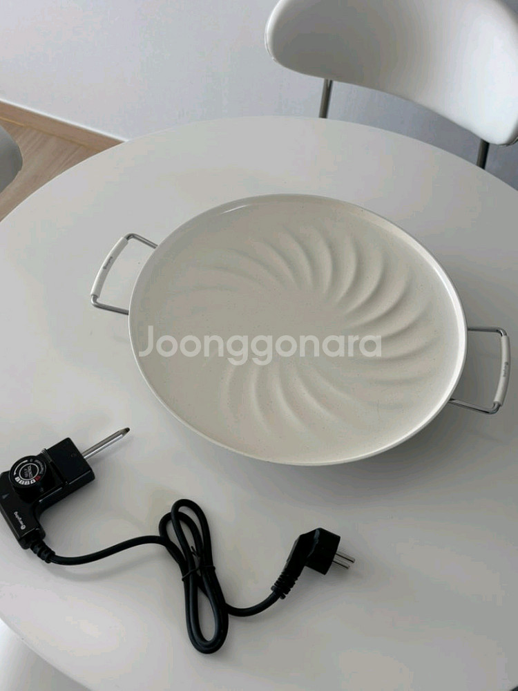 에브리빙 원형 전기 그리들--4