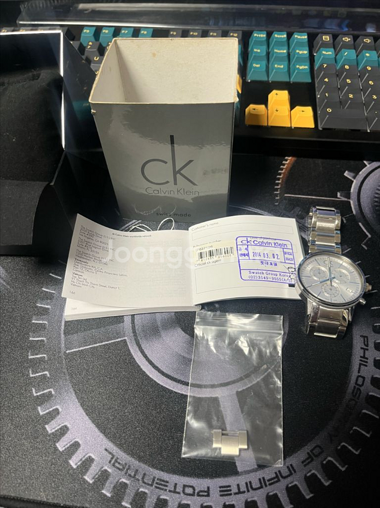 캘빈클라인 CK K7627126 남성시계 팝니다.--2