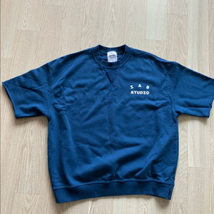 [L] 아이앱 스튜디오 헤비 스웻셔츠 반팔