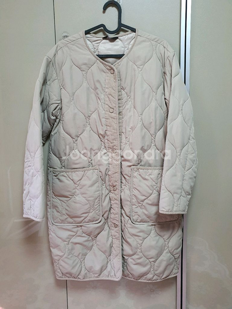 탑텐 여성 퀼팅 롱점퍼(85)/8천원--1