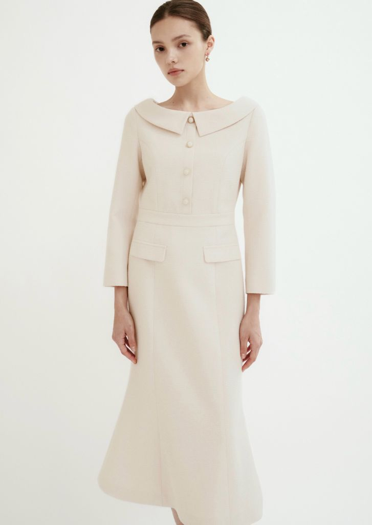 토와브 DAVINA MERMAID 드레스 (로즈크림) 이미지