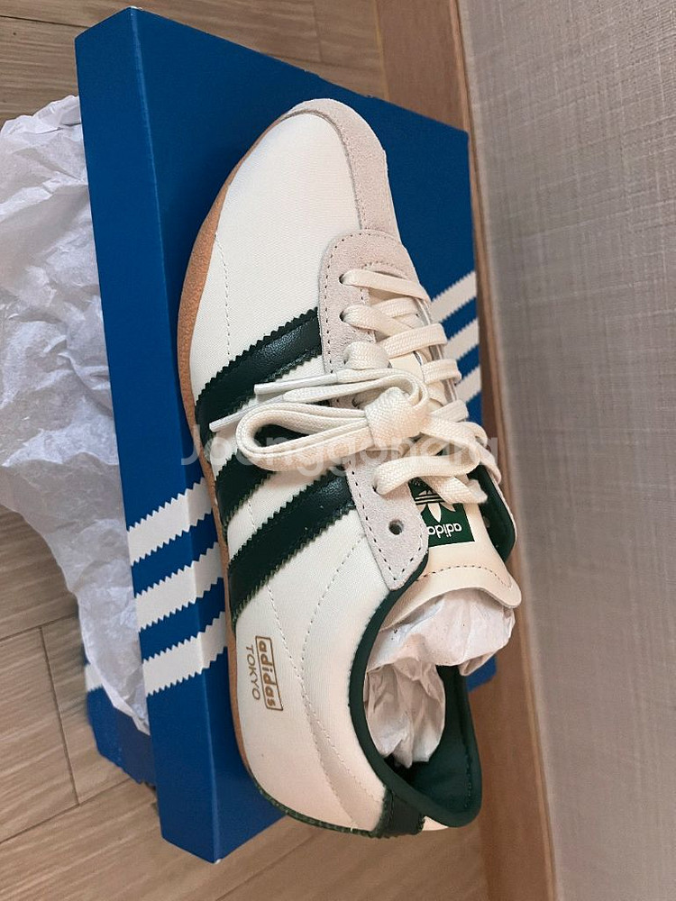 아디다스 도쿄 화이트/그린 JP9705 스니커즈 새상품--2