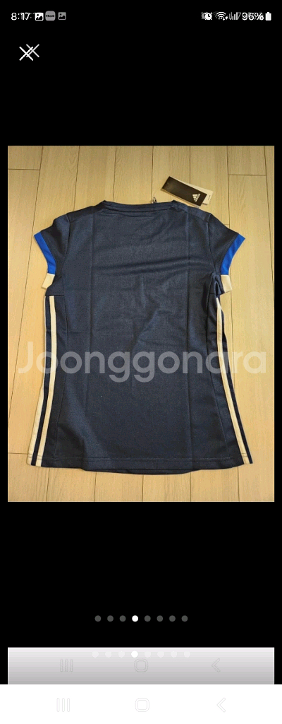 아디다스 기능성 스포츠 티셔츠 T16 팀 티 W 네이비--3