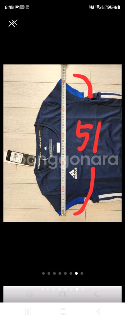 아디다스 기능성 스포츠 티셔츠 T16 팀 티 W 네이비--11